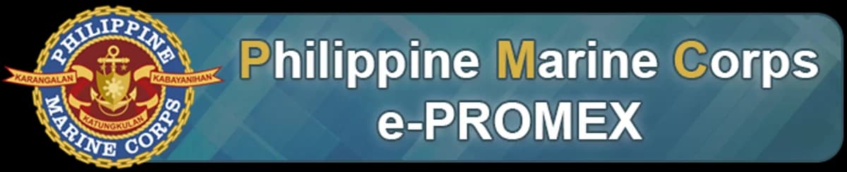 PMC - Philippine Marine Corps e-PROMEX banner